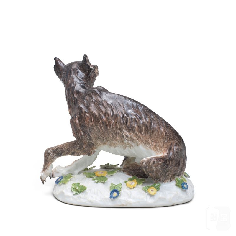 A Meissen model of a wolf, circa 1745 - 图5